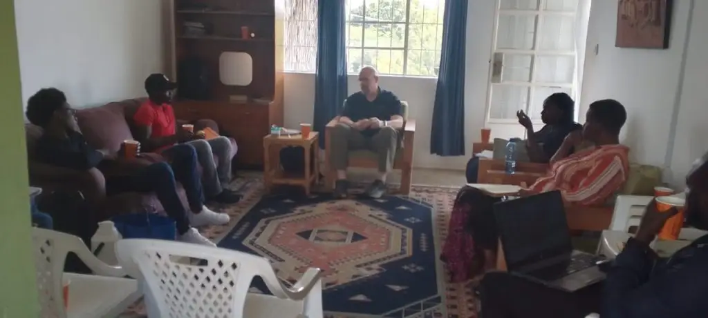 Aspiring Kingdom entrepreneurs in a small group mentoring session in Nakuru, Kenya